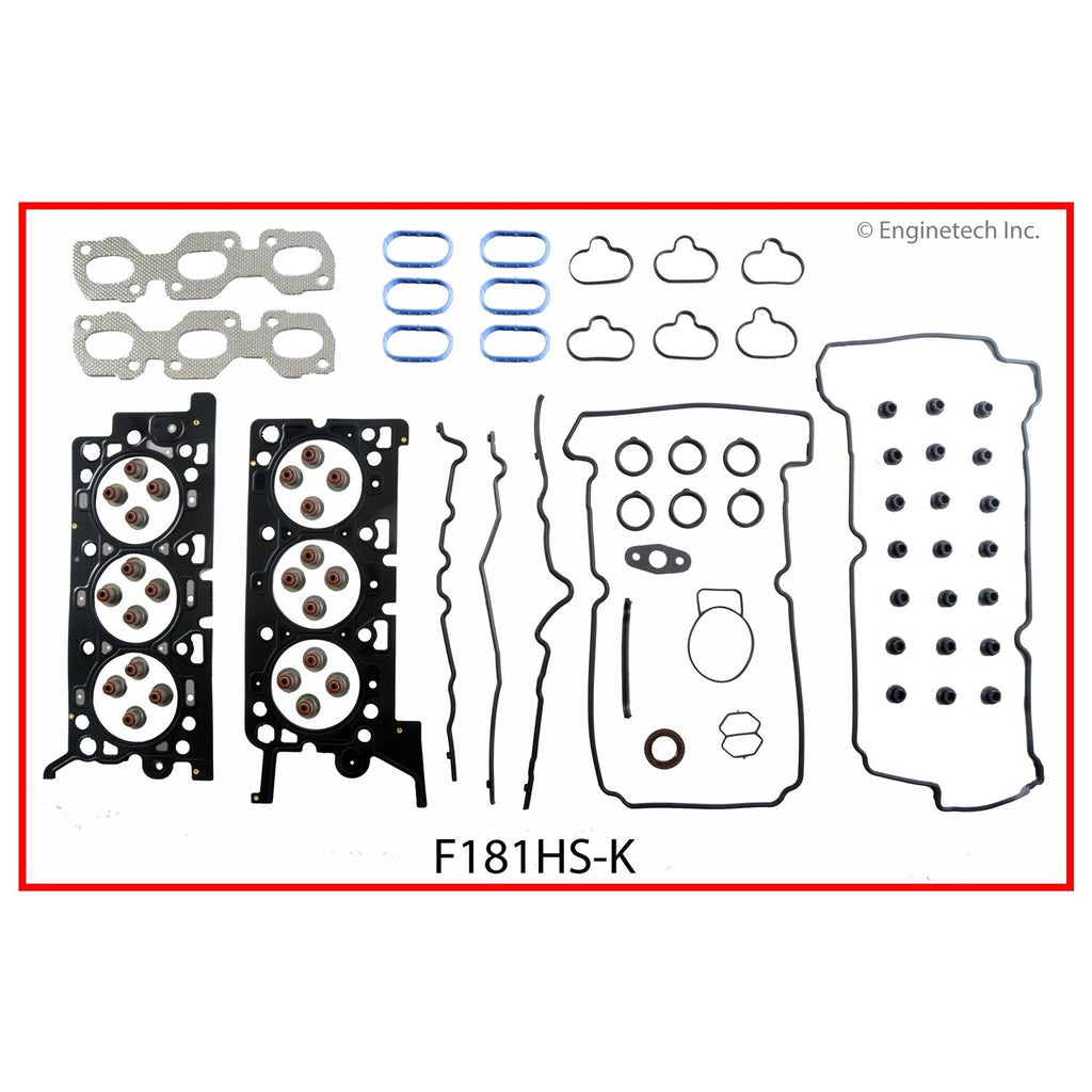 Enginetech F181HS-KWB Engine Cylinder Head Gasket Set for Ford and Mercury Vehicles