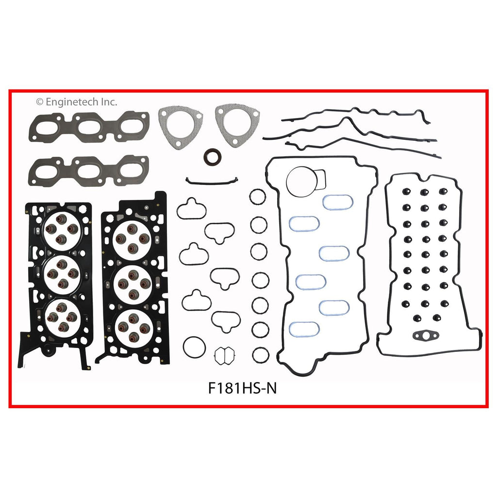 Enginetech F181HS-N Engine Cylinder Head Gasket Set for Ford and Mercury Vehicles