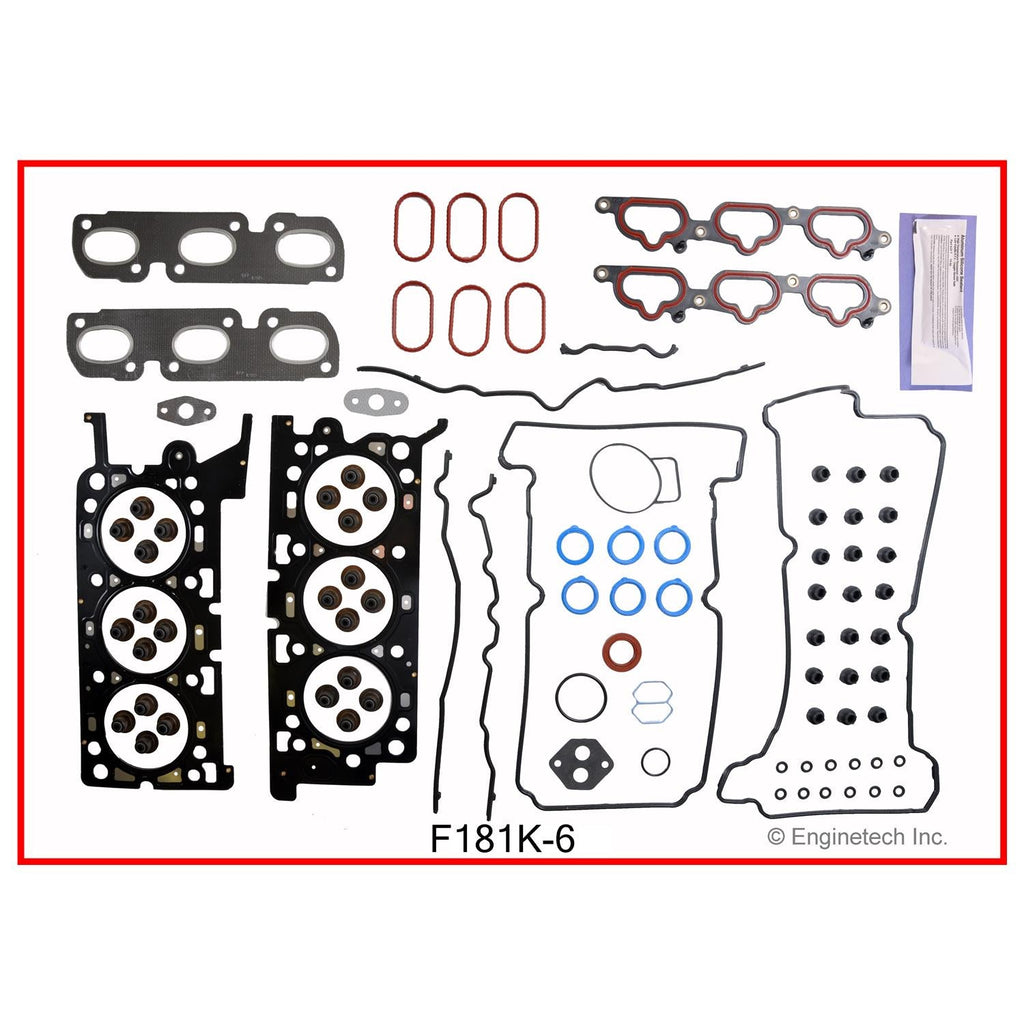 Enginetech F181K-6 Engine Full Gasket Set for Ford Taurus and Mercury Sable