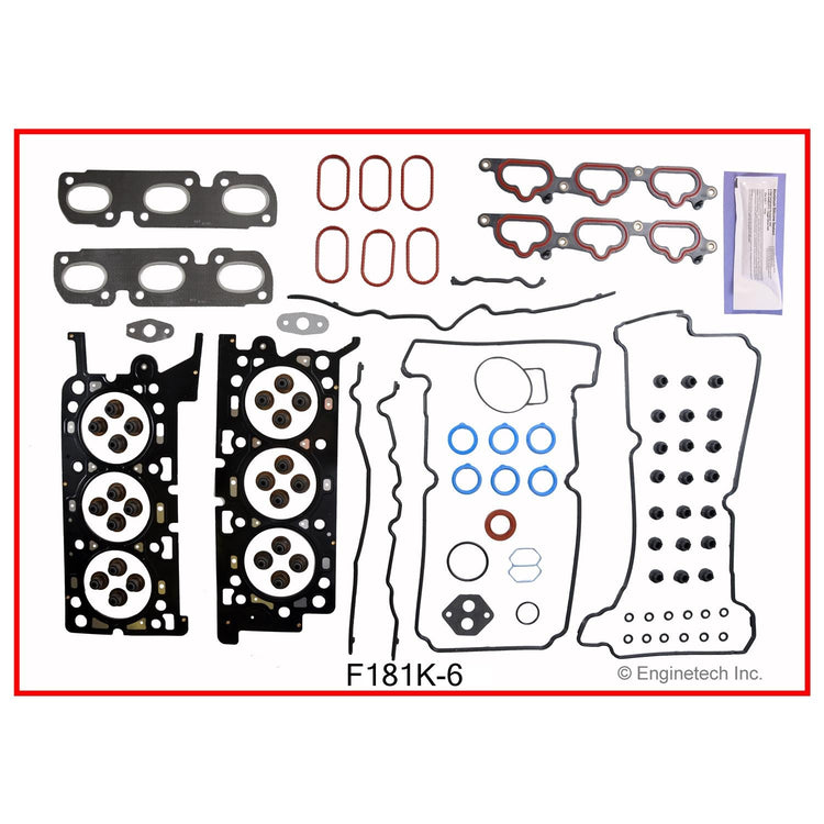 Enginetech F181K-6 Engine Full Gasket Set for Ford Taurus and Mercury Sable