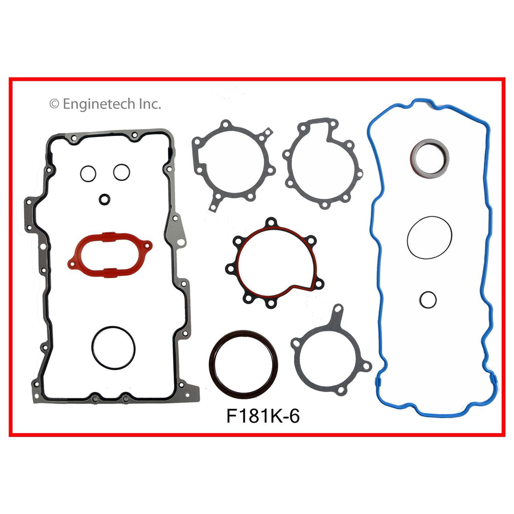 Enginetech F181K-6 Engine Full Gasket Set for Ford Taurus and Mercury Sable