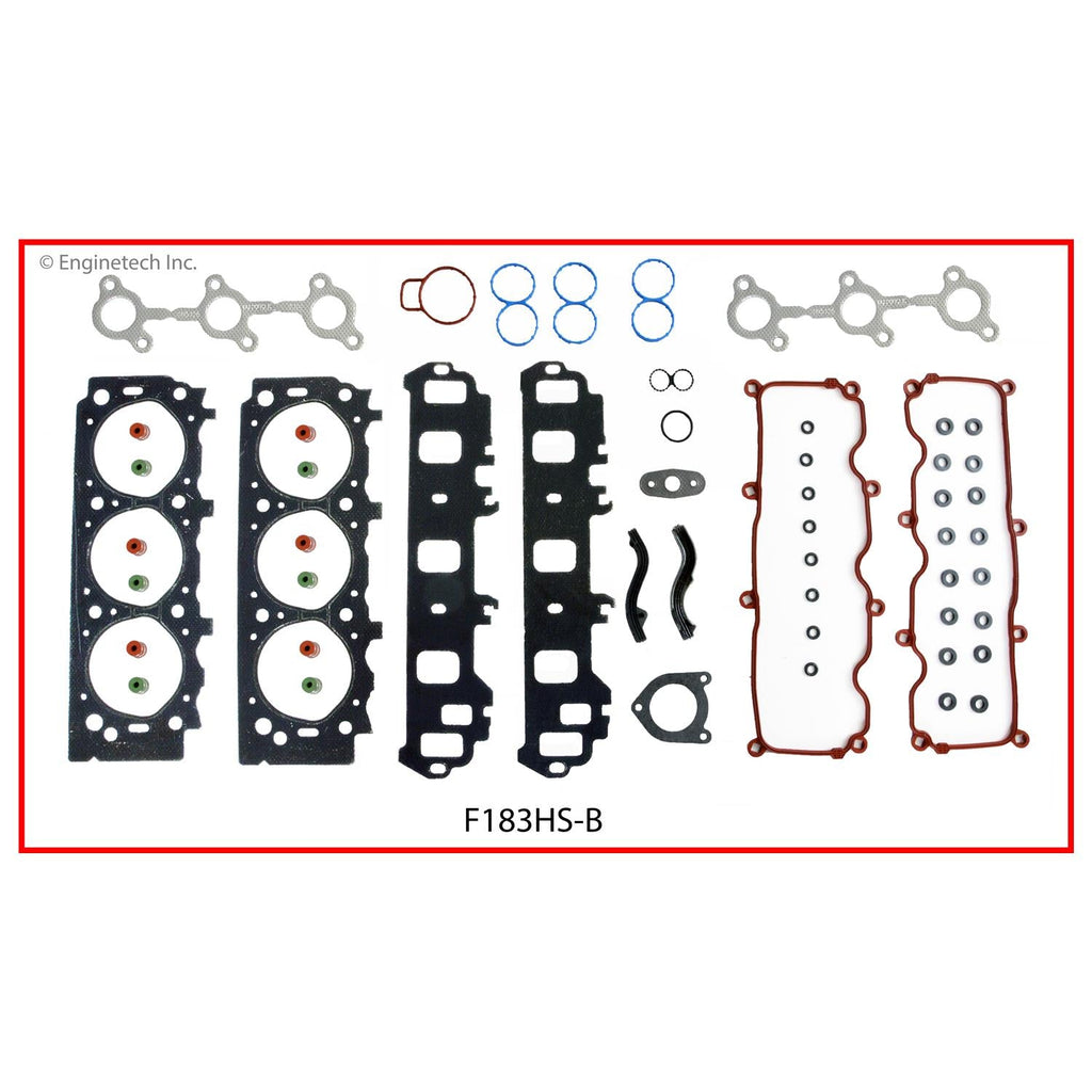 Enginetech F183HS-BWB Engine Cylinder Head Gasket Set for Ford and Mercury Vehicles