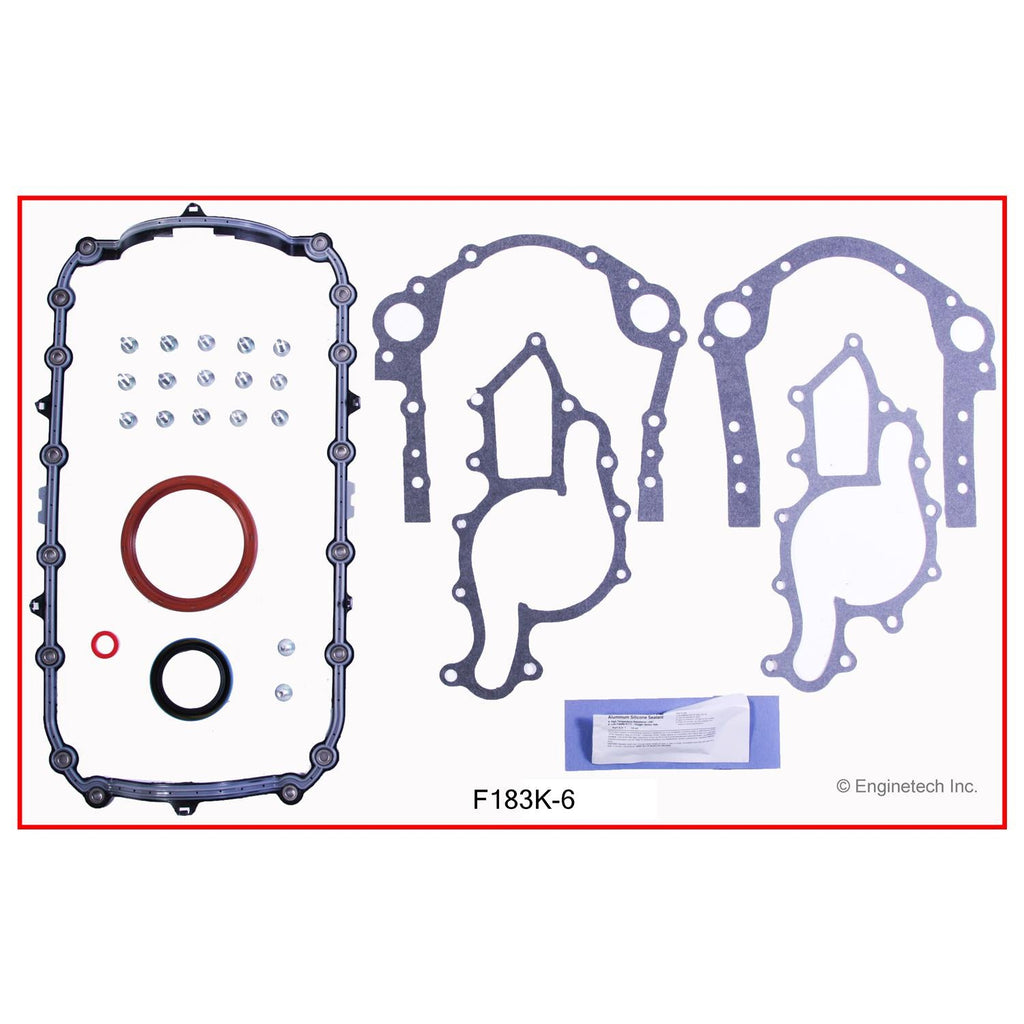 Enginetech F183K-6 Engine Full Gasket Set for 1990 Ford Aerostar