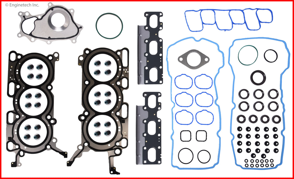 Enginetech F227HS-C Engine Cylinder Head Gasket Set for Ford and Lincoln Vehicles