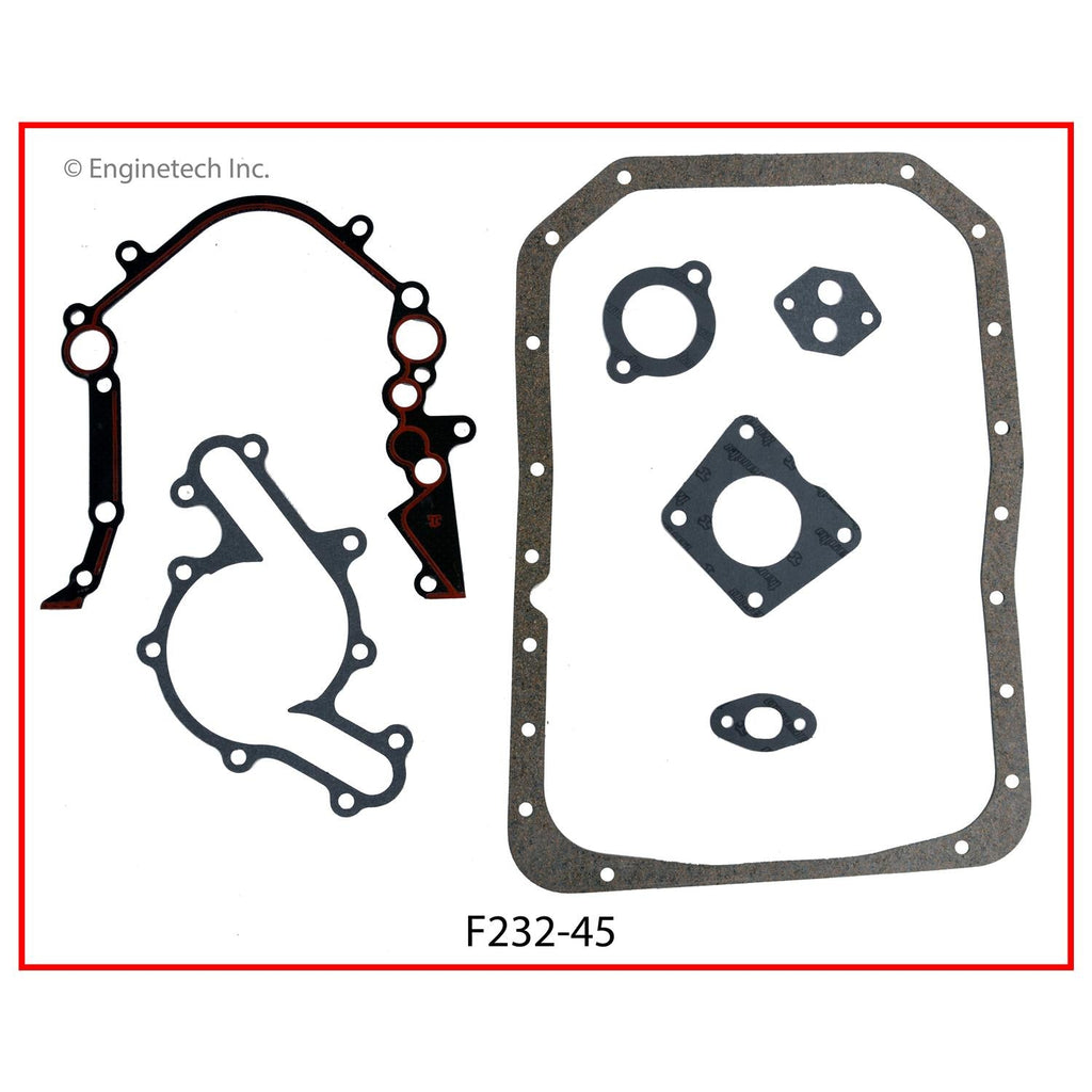 Enginetech F232-45 Engine Full Gasket Set for Ford Car and Truck