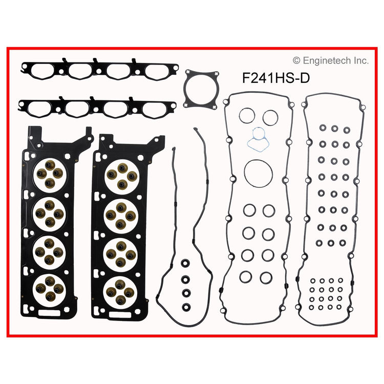 Enginetech F241HS-DWB Engine Cylinder Head Gasket Set for Ford and Lincoln Vehicles