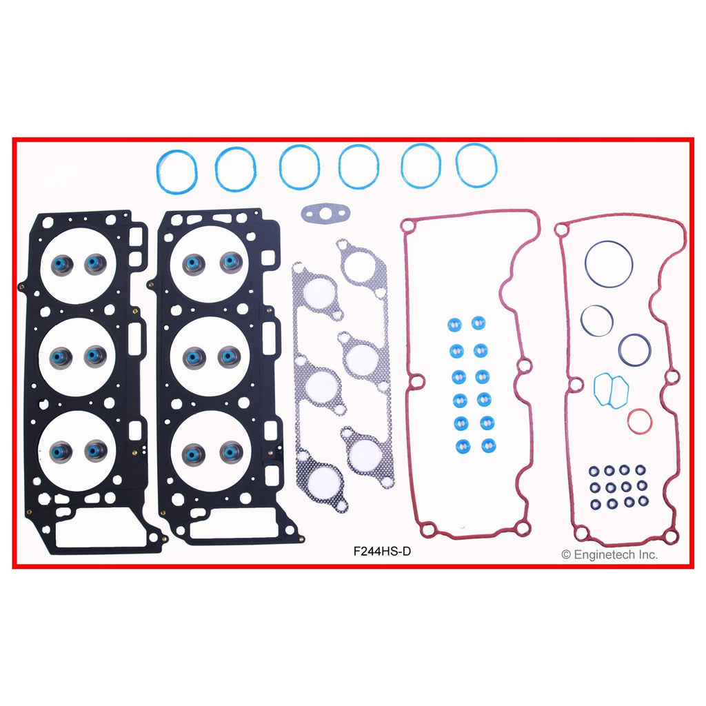 Enginetech F244HS-DWB Engine Cylinder Head Gasket Set for Ford and Mazda Vehicles