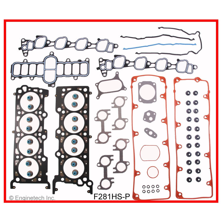 Enginetech F281HS-P Engine Cylinder Head Gasket Set for Ford Cars and Trucks
