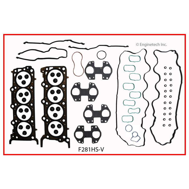 Enginetech F281HS-VWB Engine Cylinder Head Gasket Set for Ford Cars and Trucks