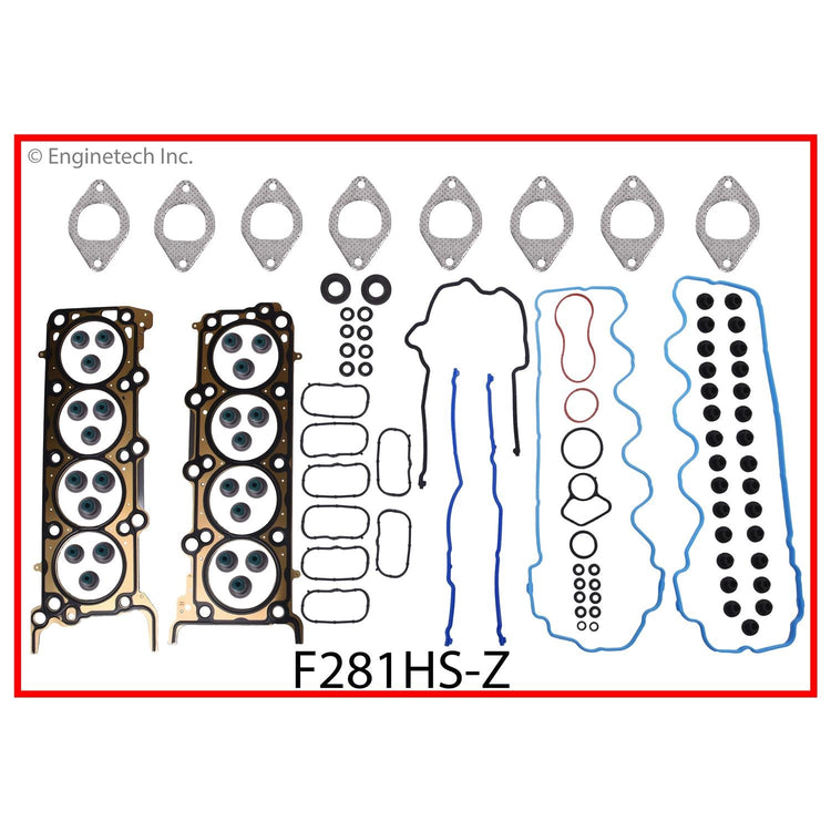 Enginetech F281HS-Z Engine Cylinder Head Gasket Set for Ford Mustang 2007-2008