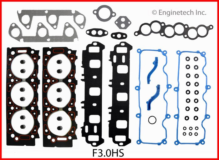Enginetech F3.0HS Engine Cylinder Head Gasket Set for Ford and Mazda Vehicles