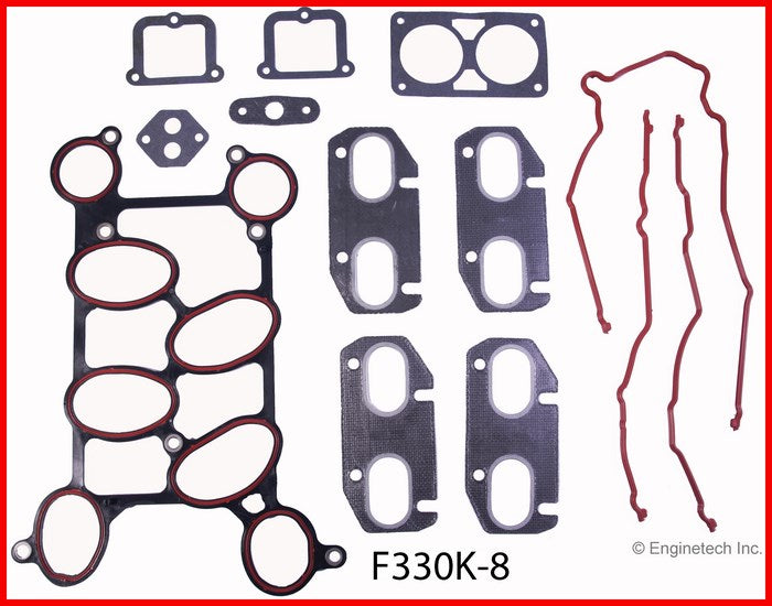 Enginetech F330K-8 Engine Full Gasket Set for Ford Car and Truck