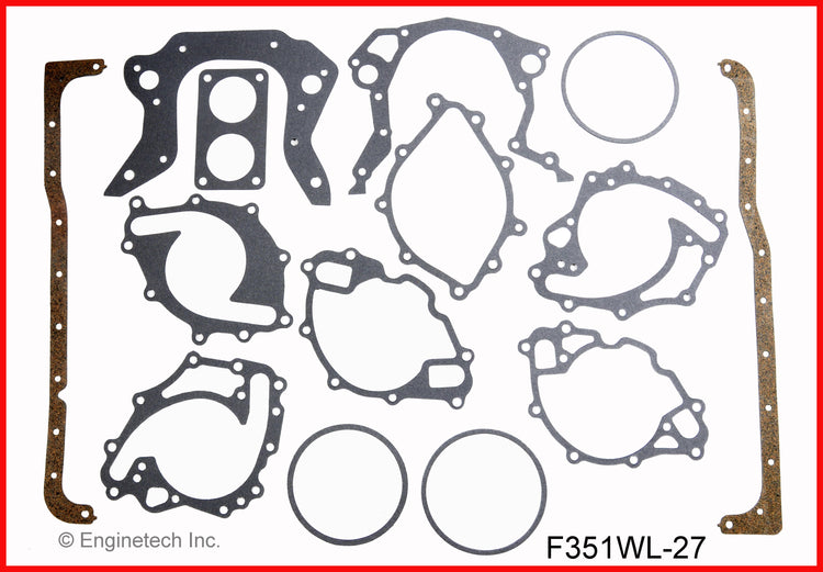 Enginetech F351WL-27 Engine Full Gasket Set for Ford LTD Crown Victoria (1987-1991)