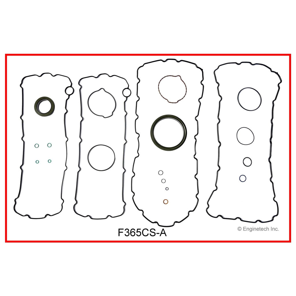 Enginetech F365K-2 Engine Full Gasket Set for Ford Cars and Trucks