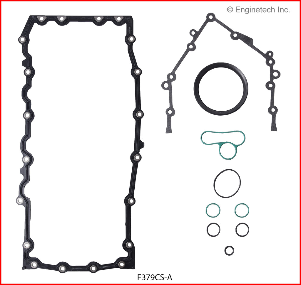 Enginetech F379CS-A Engine Lower End Gasket Set for Ford Trucks and Cars