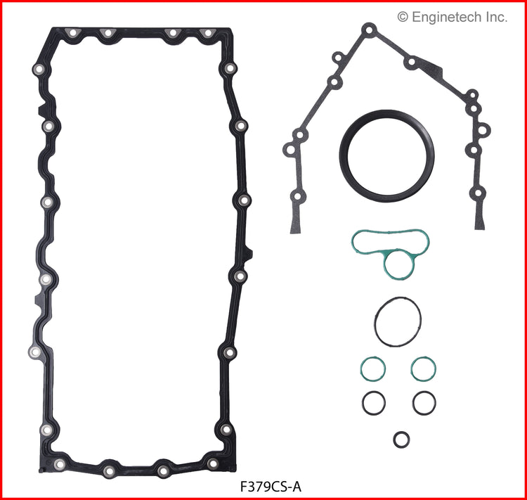 Enginetech F379CS-A Engine Lower End Gasket Set for Ford Trucks and Cars