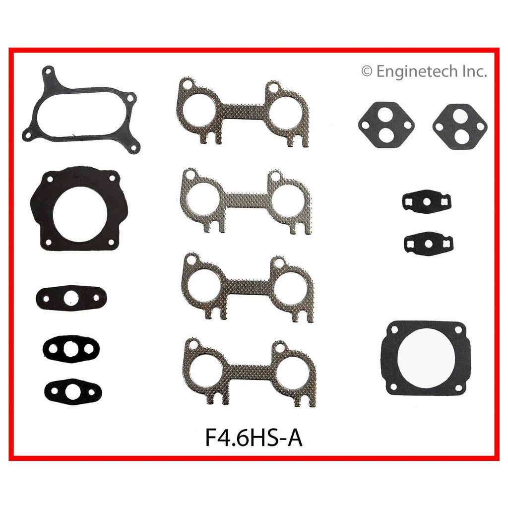 Enginetech F4.6HS-A Engine Cylinder Head Gasket Set for Ford and Lincoln Vehicles