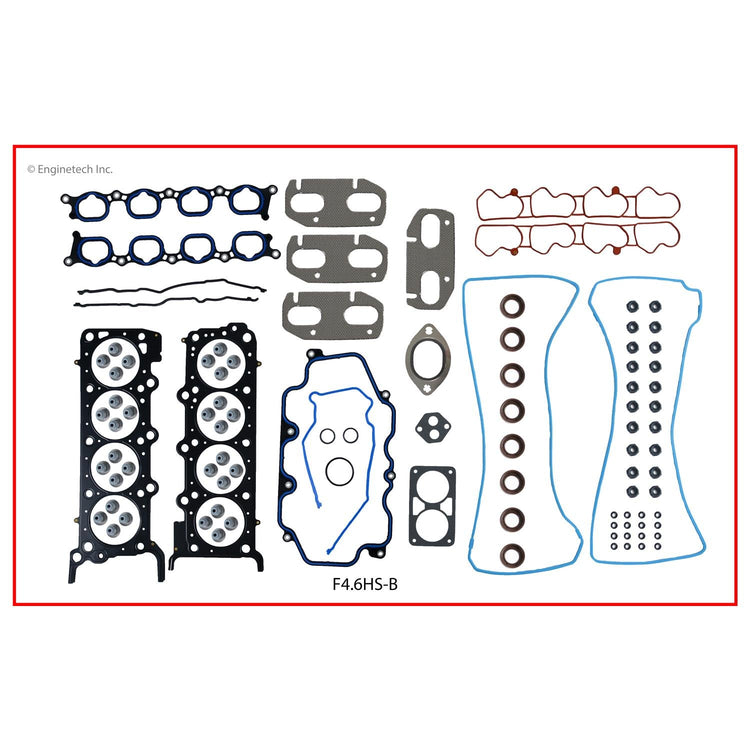 Enginetech F4.6HS-BWB Engine Cylinder Head Gasket Set for Ford and Mercury Vehicles
