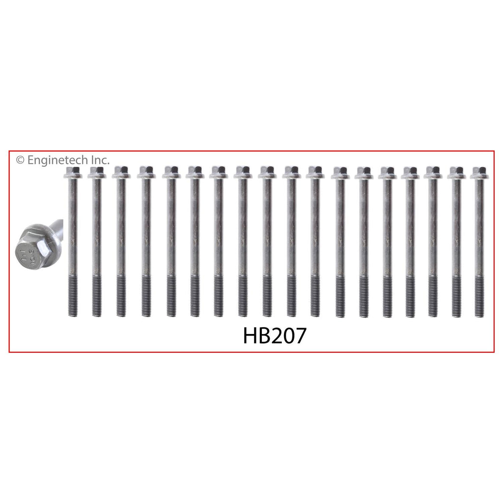 Enginetech F445HS-AWB Engine Cylinder Head Gasket Set for Ford Cars and Trucks with Head Bolts