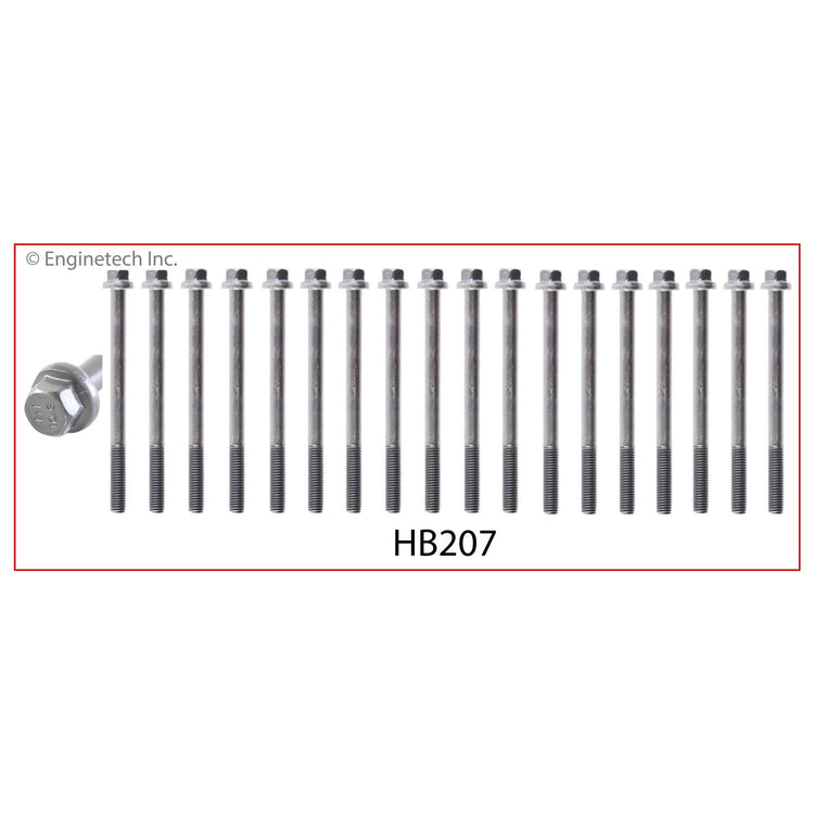 Enginetech F445HS-AWB Engine Cylinder Head Gasket Set for Ford Cars and Trucks with Head Bolts