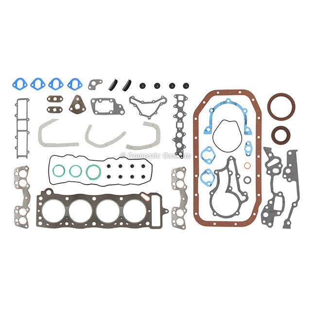 Full Gasket Set Bearings Pistons Fit 75-80 Toyota Celica Corona Pickup 2.2L 20R