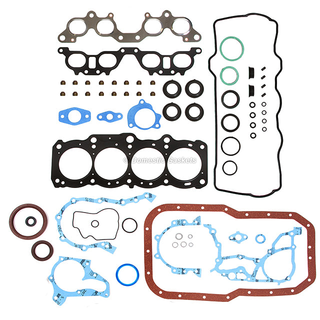 Full Gasket Set Bearings Pistons Fit 97-99 Toyota Celica Camry 2.2L DOHC 5SFE