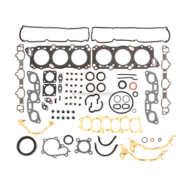 Full Gasket Set Intake Exhaust Valves Fit 90-97 Infiniti Nissan VG30DE VG30DETT