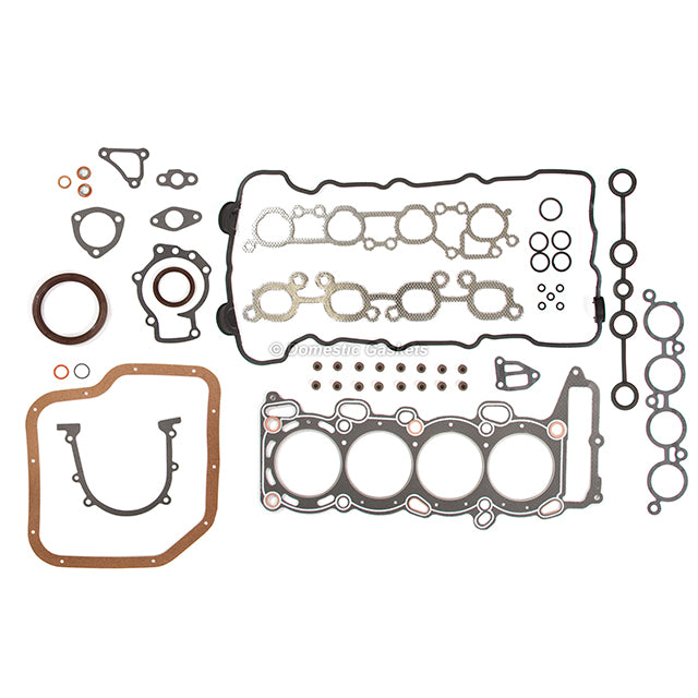 Full Gasket Set Bearings Pistons Fit 94-99 Nissan Infiniti 2.0L DOHC SR20DE