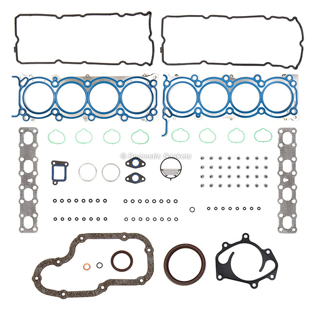 Full Gasket Set Bearings Pistons Fit 04-16 Infiniti Nissan 5.6L VK56DE