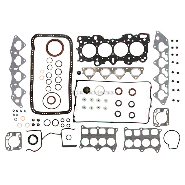Full Gasket Set Bearings Pistons Fit 94-00 Honda Civic Del Sol B16A2 B16A3