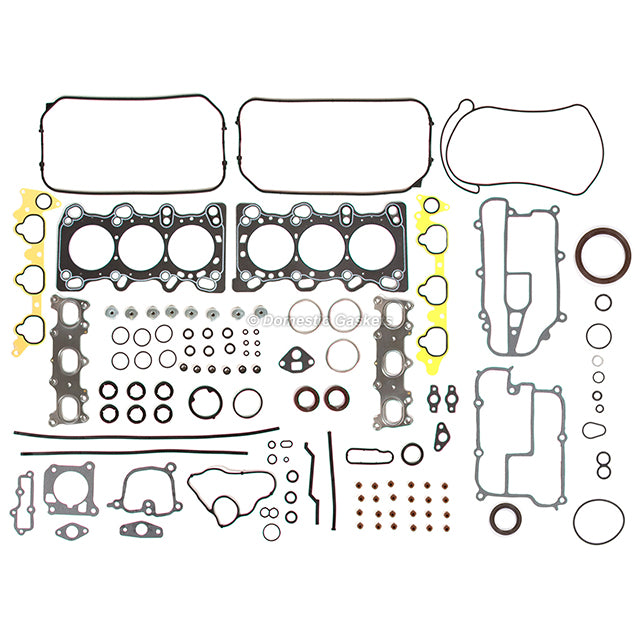 Full Gasket Set Intake Exhaust Valves Fit 92-95 Honda Civic D15B1 D15B7 D16A6
