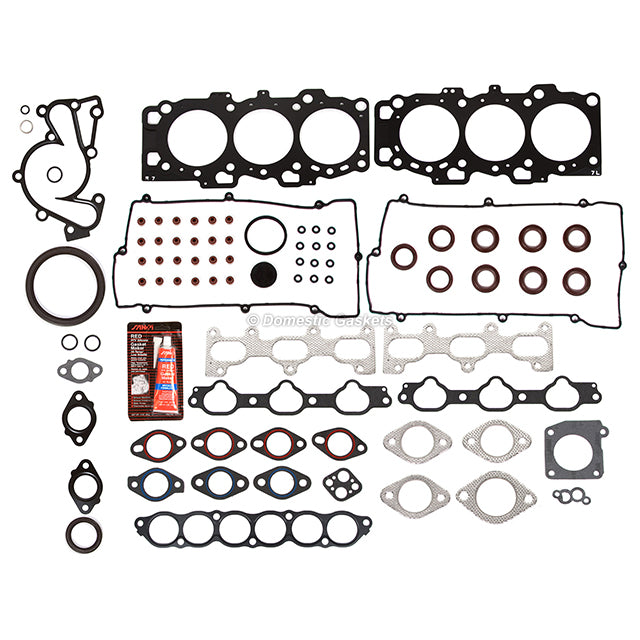 Full Gasket Set Bearings Pistons Fit 04-06 Hyundai Kia 2.7 G6BA