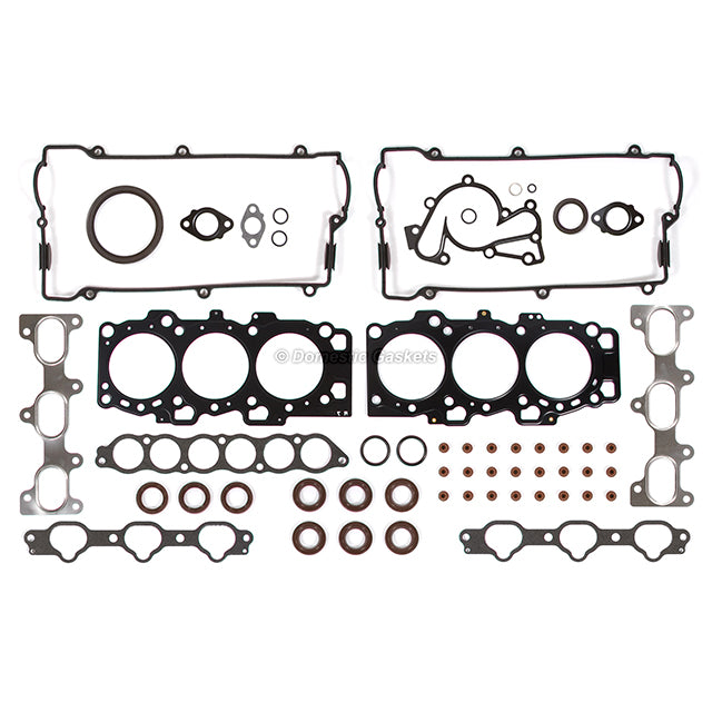 Full Gasket Set Bearings Pistons Fit 01-03 Hyundai Kia 2.7 G6BA