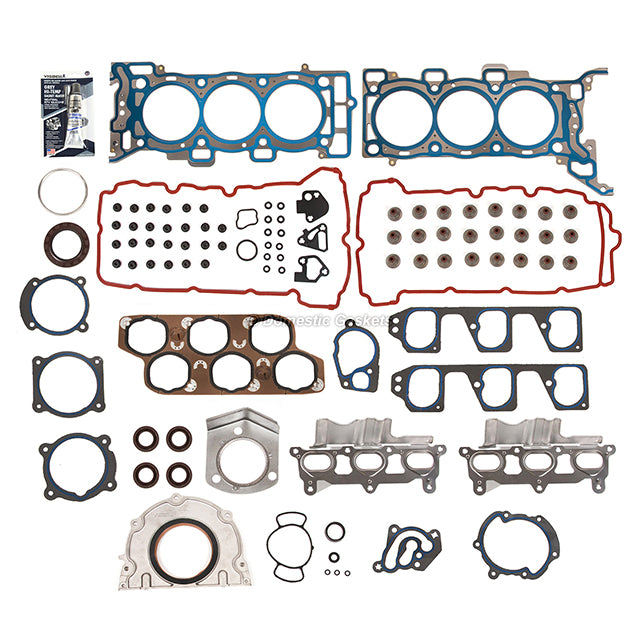 Full Gasket Set Bearings Pistons Fit 07-11 Chevrolet Pontiac G6 Saturn 3.6L DOHC