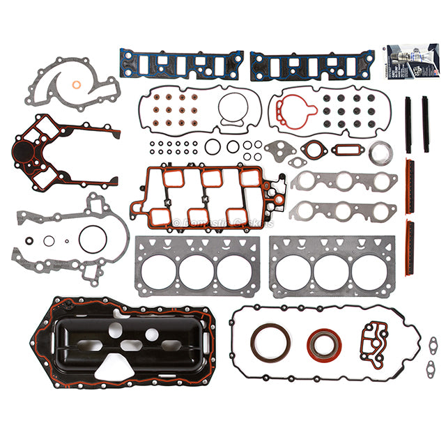 Full Gasket Set Bearings Pistons Fit 95-03 Chevy Buick Oldsmobile Pontiac 3.8L