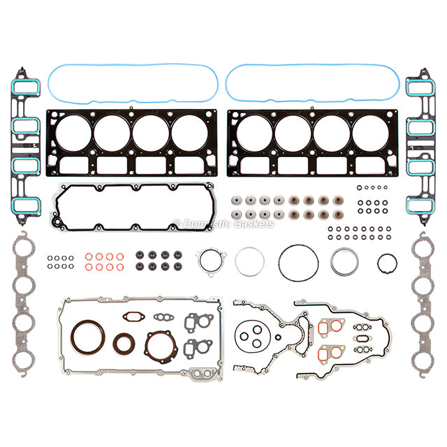 Full Gasket Set Bearings Pistons Fit 07-20 GMC Chevrolet Cadillac 6.0L OHV