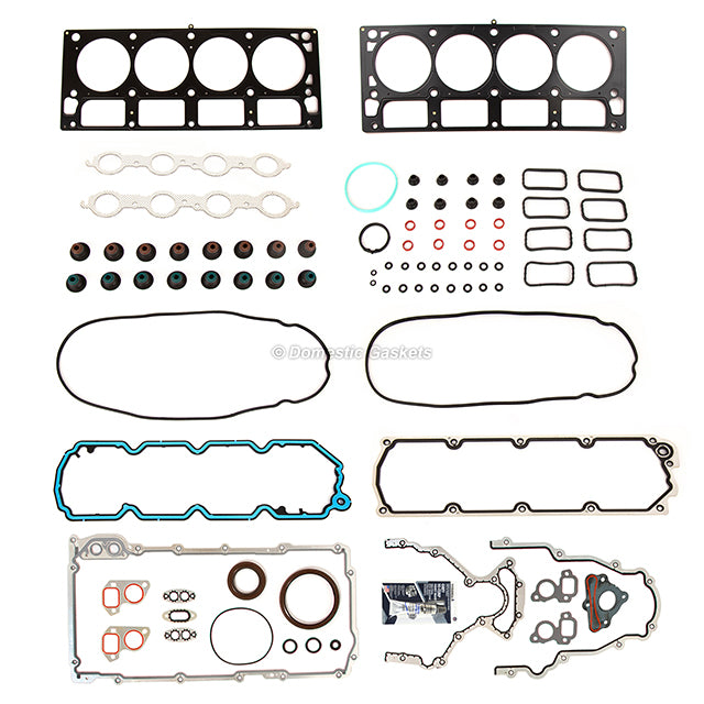Full Gasket Set Bearings Pistons Fit 10-15 Chevrolet Camaro Supercharged 6.2L