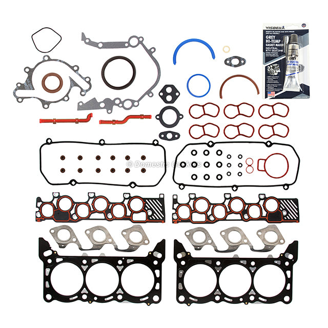 Full Gasket Set Bearings Pistons Fit 97-98 Ford Windstar 3.8