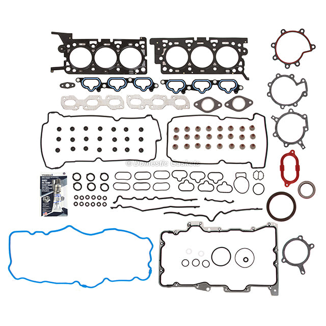 Full Gasket Set Bearings Pistons Fit 01-03 Mazda Tribute Ford Escape 3.0 DOHC