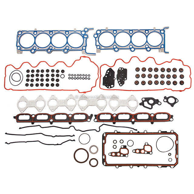 Full Gasket Set Bearings Pistons Fit 07-14 Ford Lincoln 5.4L TRITON 3-VALVE