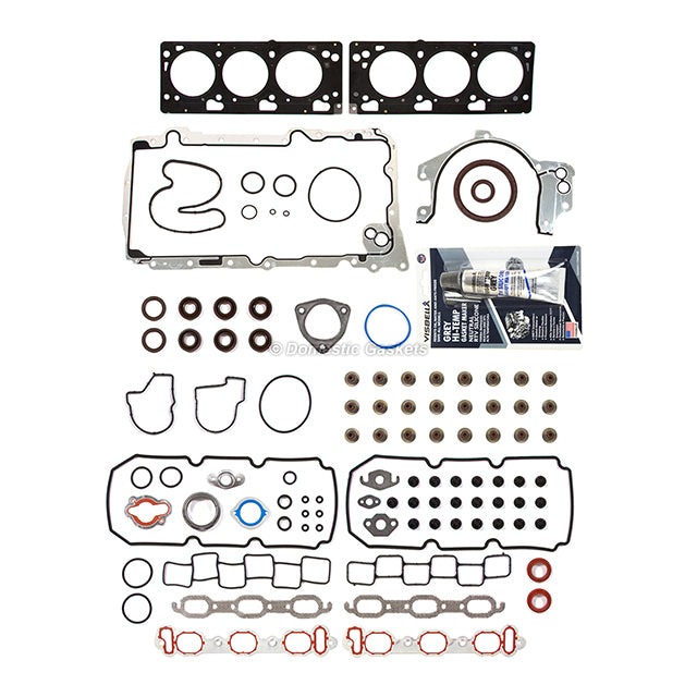 Full Gasket Set Bearings Pistons Fit 05-06 Chrysler 300 Dodge Magnum 3.5 SOHC