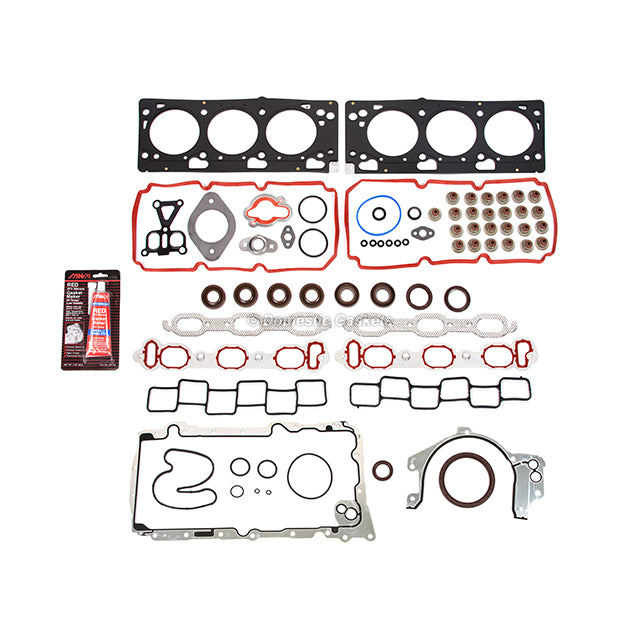 Full Gasket Set Bearings Pistons Fit 07-09 Chysler 300 Sebring Dodge Journey 3.5