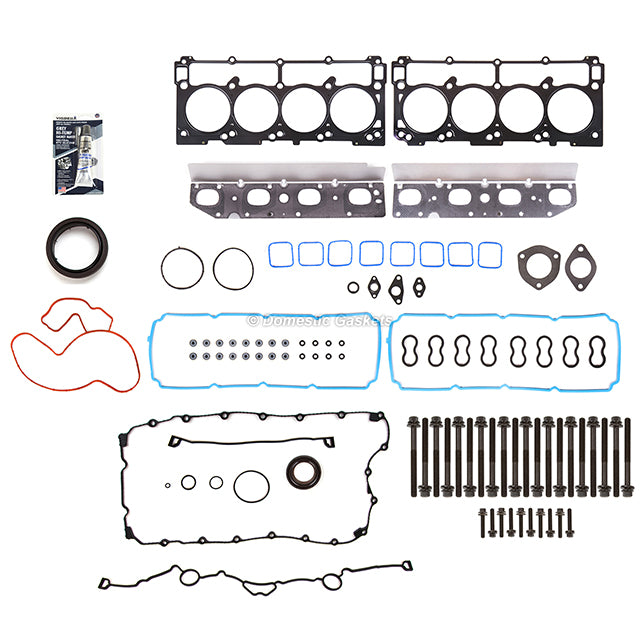 Full Gasket Set Bearings Pistons Fit 11-20 Dodge Durango Jeep Grand Cherokee 5.7