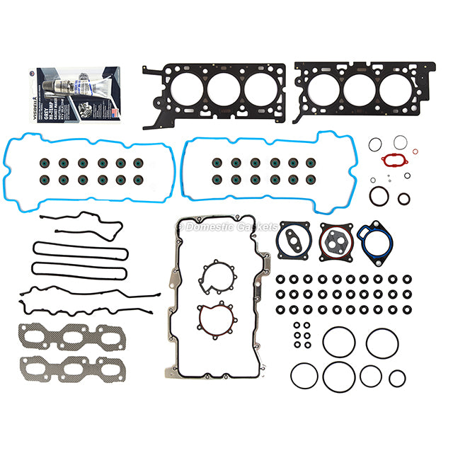 Full Gasket Set Bearings Pistons Fit 2000-2003 Jaguar S-Type 3.0 V6 DOHC 24v