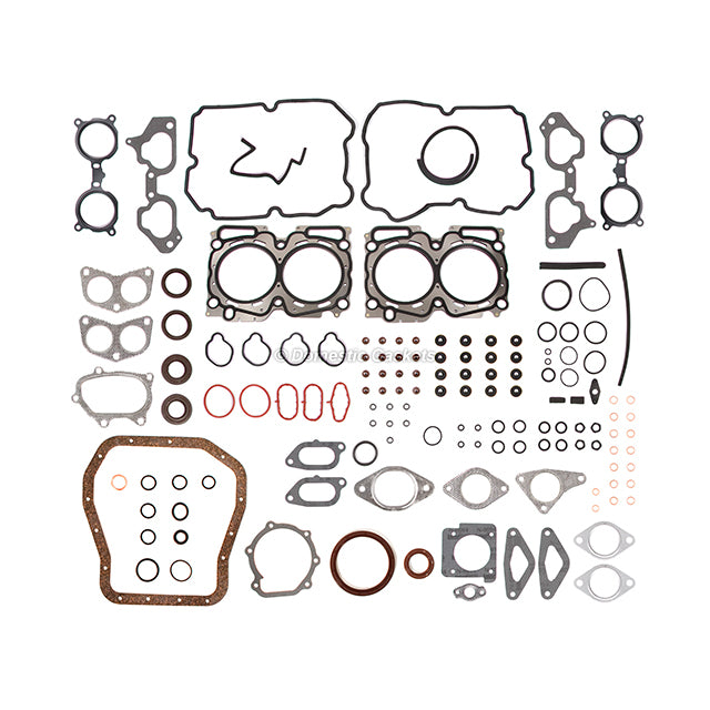 Full Gasket Set Bearings Pistons Fit 04-06 Subaru TURBO DOHC EJ255 EJ257
