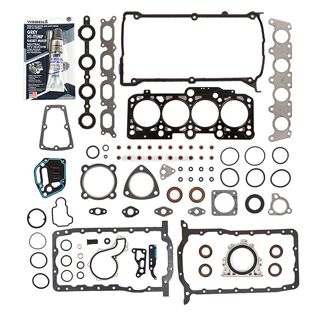 Full Gasket Set Bearings Pistons 19mm Wrist Pins Fit Audi Volkswagen 1.8 TURBO