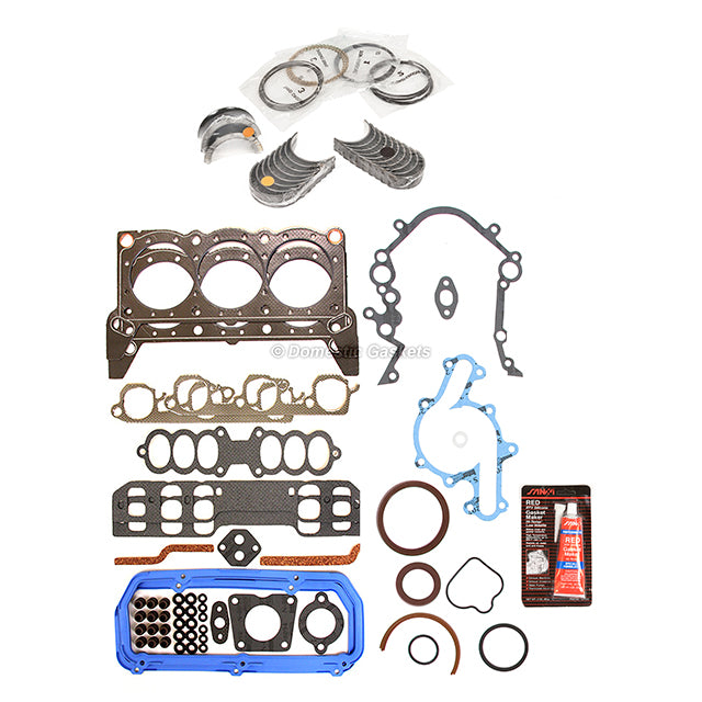 Engine Re-Ring Kit Fit 89-93 Mercury Sable Ford Taurus 3.8L OHV