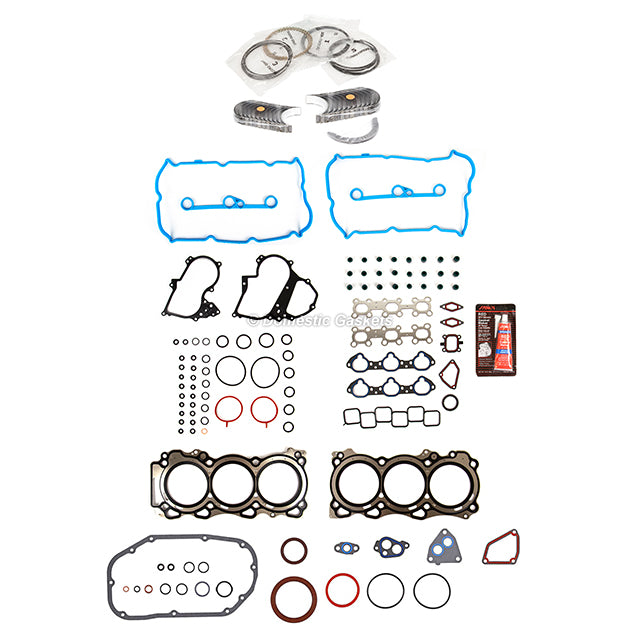 Engine Re-Ring Kit Fit 13-15 Infiniti Q50 Q60 G37 M37 3.7L DOHC