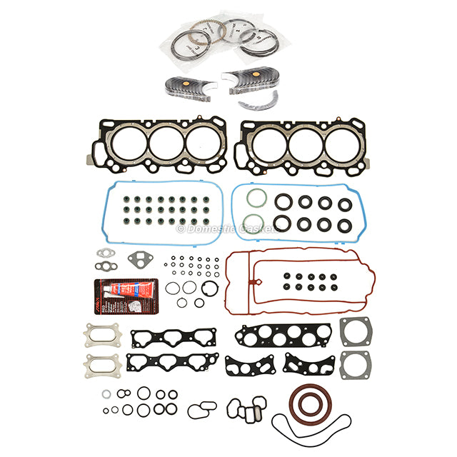 Engine Re-Ring Kit Fit 08-12 Acura Honda 3.5L SOHC