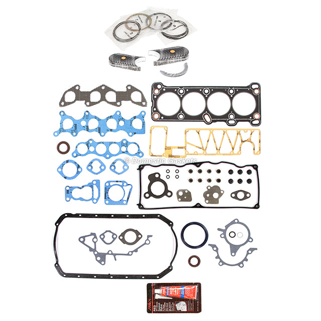 Engine Re-Ring Kit Fit 86-89 Mazda 323 Mercury Tracker 1.6L SOHC